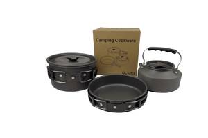 Туристический набор посуды Camping Cookware GL-C03 №2