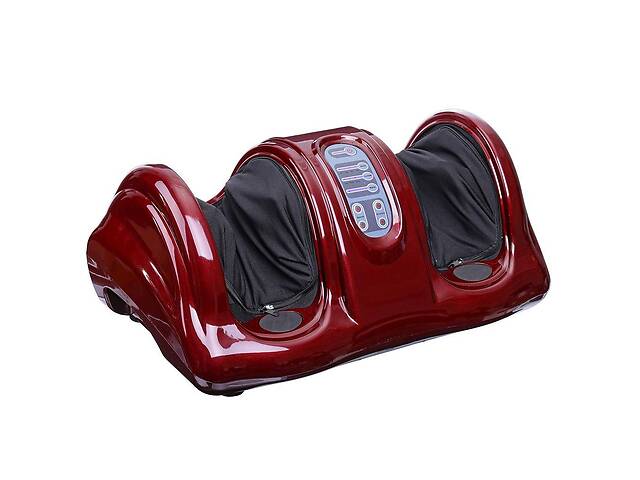 Универсальный электромассажер для ног и стоп Shiatsu Foot Massager роликовый Красный