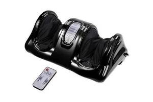 Универсальный электромассажер для ног и стоп Shiatsu Foot Massager Черный