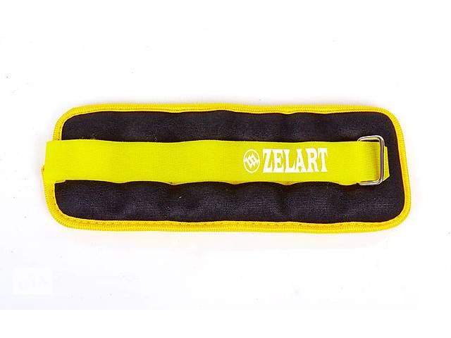Утяжелители-манжеты для рук и ног planeta-sport Zelart FI-2502-2 (2 x 1кг) Желтый 2 шт