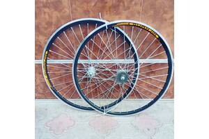 Вело колёса на дорожный велосипед комплект 20.24.26.28 дюймов спица усиленная 3мм