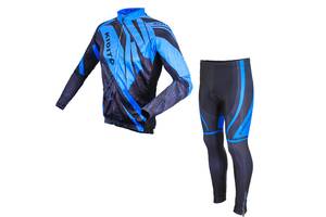 Вело костюм для мужчин KIDITO KM-CT-09202 4XL Синий (8272-37539)