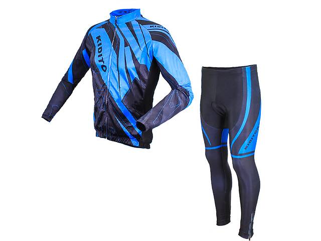 Вело костюм Kidito KM-CT-09202 Trousers 2XL Blue (8272-37560)