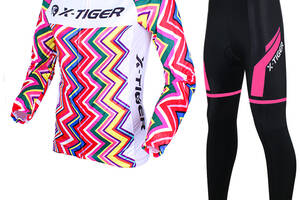 Вело костюм X-Тiger XW-CT-155 Trousers L Multicolor Zigzag (8270-37587)