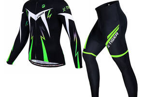 Велокостюм для мужчин X-Tiger XM-CT-013 Trousers M Зеленый (5107-17477)