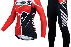 Велокостюм X-Тiger XW-CT-154 Trousers Red комплект одежды для велосипеда