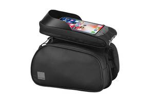 Велосумка на раму под смартфон Sahoo Essentials Black 122056 1,5л