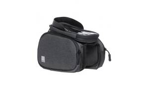 Велосумка под смартфон Sahoo 122007 Top Tube Bag 1,5L Grey (6920636791131-T)