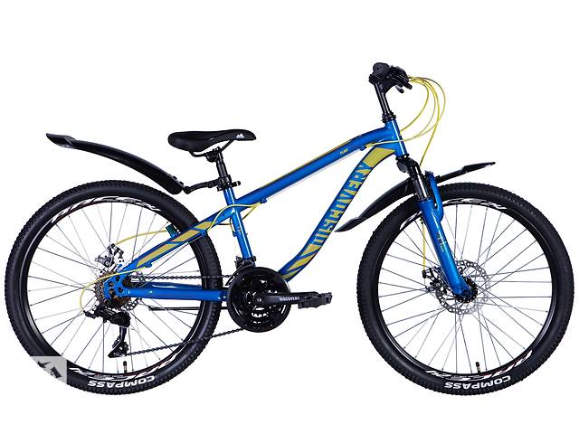 Велосипед 24' Discovery FLINT AM DD 2024 (синій)