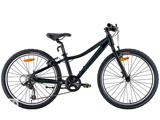 Велосипед 24' Leon JUNIOR Vbr 2022 (черный с хаки (м))