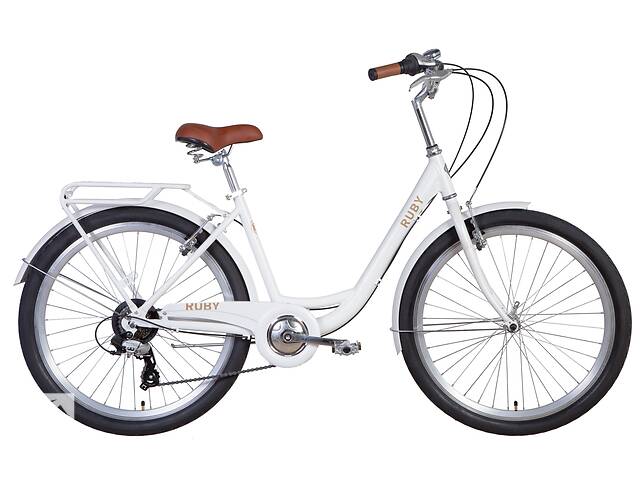Велосипед 26' Dorozhnik RUBY 2021 (белый (м))