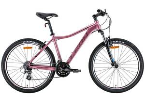 Велосипед 26' Leon HT-LADY AM preload Vbr 2022 (розовый с черным)