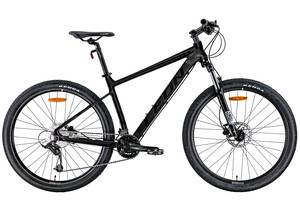 Велосипед 27.5" Leon XC-70 AM Hydraulic lock out HDD 2022 (серый с черным (м))