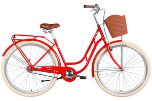 Велосипед 28' Dorozhnik RETRO 2022 (помаранчевий)