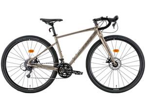 Велосипед 28' Leon GR-90 DD 2022 (бежевий із сірим)