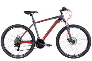 Велосипед AL 26 Discovery BASTION AM DD рама 18 Серый/Красный (OPS-DIS-26-518)