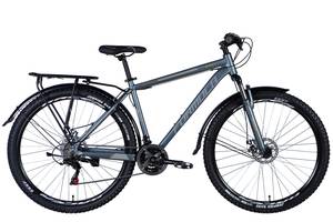Велосипед AL 29' Formula MOTION PLUS AM рама- ' с багажником задн St с крылом Pl 2024 (темно-сріблястий (м))