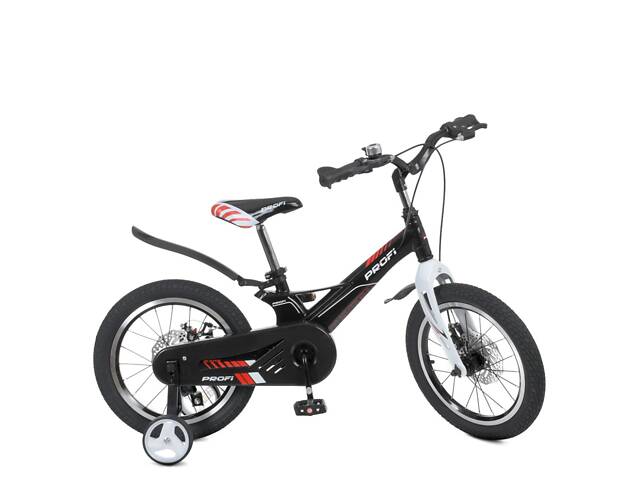 Велосипед дитячий PROF1 LMG18235-1 18 дюймів, чорний