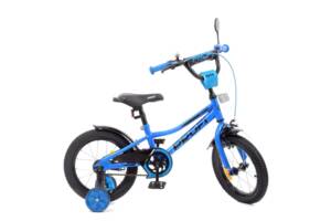 Велосипед дитячий PROF1 Y14223 14 дюймів, синій