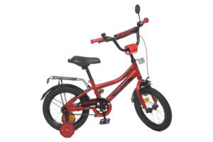 Велосипед дитячий PROF1 Y14311 14 дюймів, червоний
