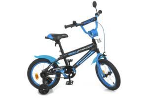 Велосипед дитячий PROF1 Y14323-1 14 дюймів, синій