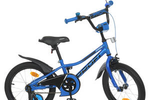 Велосипед дитячий PROF1 Y16223-1 16 дюймів, синій