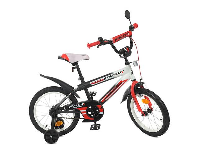 Велосипед дитячий PROF1 Y16325-1 16 дюймів, червоний