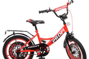 Велосипед дитячий PROF1 Y1646 16 дюймів, червоний