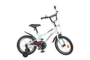 Велосипед дитячий PROF1 Y18251-1 18 дюймів, білий