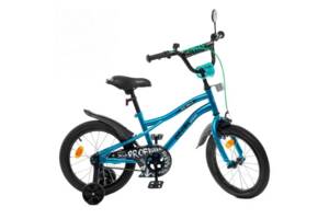 Велосипед дитячий 'Urban' PROF1 Y18253S-1 18д., SKD75, бірюзів, ліхтар, зв,дзеркало