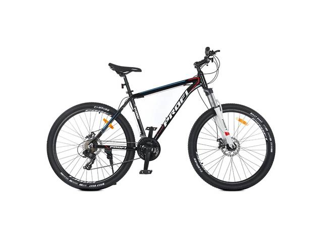 Велосипед 'EVEREST' PROF1 G275EVEREST A275.127,5 д. Алюм.рама 19 ', SHIMANO 21SP, алюм.DB, CS TZ500, чорний