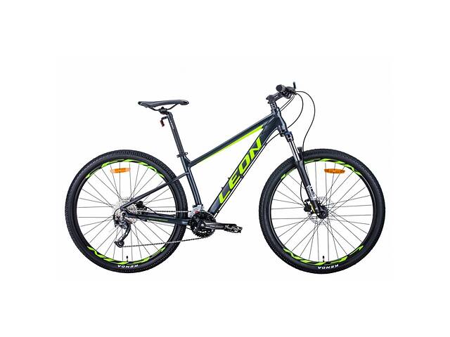 Велосипед Leon 27,5' XC-70 рама-16' 2021 Anthracite/Yellow (OPS-LN-27.5-097)