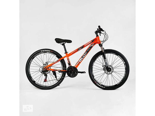Велосипед спортивный Corso 26' GLOBAL 21 скорость 13’’ Orange (137746)