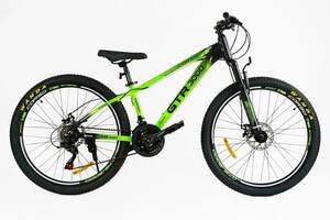 Велосипед Спортивный Corso 26' скорость 21 13' Shimano Green (147902)
