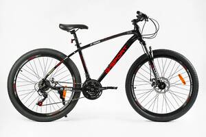 Велосипед спортивный Corso G-SPORT 26' 21 скорость 17' Black (138267)