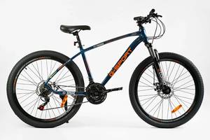 Велосипед спортивный Corso G-SPORT 26' 21 скорость 17' Blue (138268)