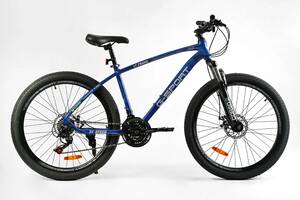 Велосипед спортивный Corso G-SPORT 26' 21 скорость 17' Blue (138270)