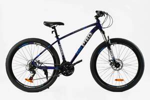 Велосипед Спортивный Corso HI RACE PRO 27,5' скорость 21 17' Shimano Blue (138285)