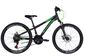 Велосипед 24' Discovery RIDER AM DD 2022 (черно-зеленый (м))