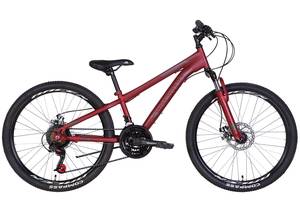 Велосипед 24' Discovery RIDER AM DD 2022 (червоно-чорний (м))