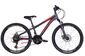 Велосипед 24' Discovery RIDER AM DD 2022 (темно-серебристый с красным (м))