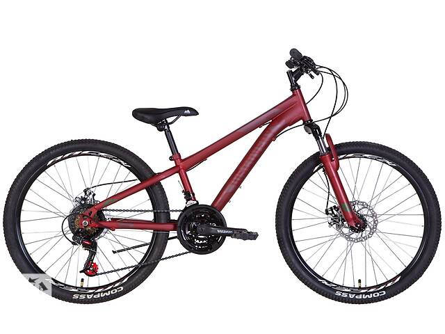 Велосипед ST 24 Discovery RIDER DD рама 11,5 Красный (OPS-DIS-24-309)