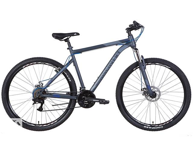 Велосипед уцененный ST 29' Discovery TREK AM DD рама- 2022 STK-DIS-143 (темно-серый с синим (м))