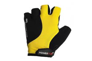 Велосипедные перчатки 5028 Power Play M Черно-желтый (07228053)