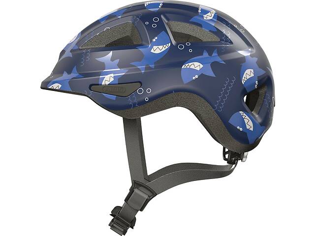 Велосипедный детский шлем ABUS ANUKY 2.0 ACE M 52–56 Blue Sharky 405389
