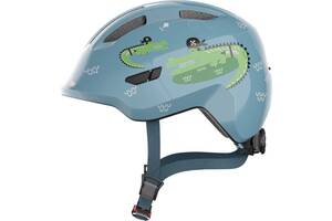 Велосипедный детский шлем ABUS SMILEY 3.0 M 50-55 Blue Croco