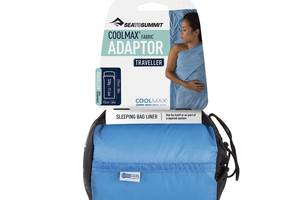 Вкладыш в спальник Sea To Summit Coolmax Adaptor Traveller Голубой