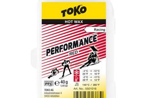 Воск Toko Performance Hot Wax Red 40g (1052-550 1016)