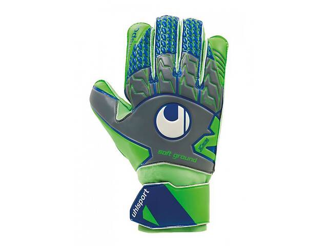 Вратарские перчатки Uhlsport Tensiongreen Soft Pro Size 7 Green/Blue