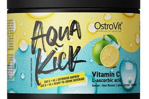 Витамин C для спорта OstroVit Aqua Kick Vitamin C 300 g /30 servings/ Lemon Lime